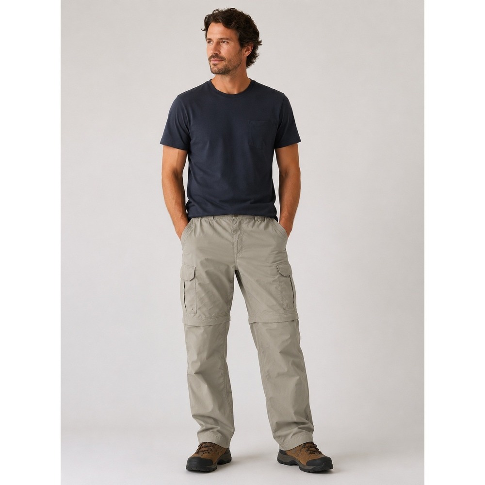 Columbia Cargo Pants Mens Large Tan GRT Convertible Hiking Outdoor Gorpcore